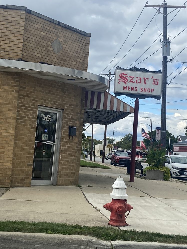 Szar's Mens Shop Logo