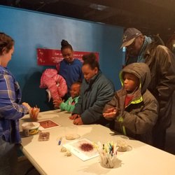 Imagination Station - Making sea urchins at a Fabulous Friday Event
