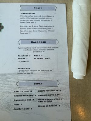 Menu photo 2 Jack Mackerel's Island Grill Kure Beach, NC