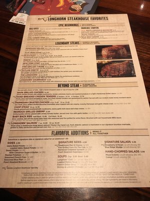 Menu photo 6 LongHorn Steakhouse Hialeah, FL Menu photo 6 LongHorn Steakhouse Hialeah, FL