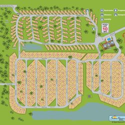 Wild Frontier RV Resort - Site Map