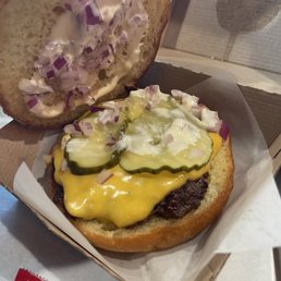 Cheeseburger view!