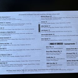 Current menu