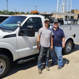 Picking up our latest truck.