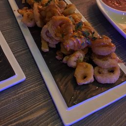 Fried banana pepper rings