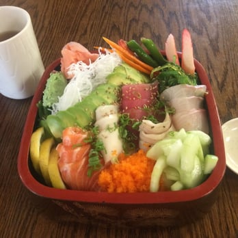 Sake Sushi - Ahhhhhmazing Chirashi Bowl!!!! Wow!! - Sushi Bars Near Me - Santa Maria, California Sake Sushi - Ahhhhhmazing Chirashi Bowl!!!! Wow!! - Sushi Bars Near Me - Santa Maria, California