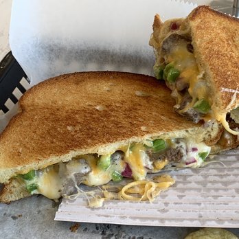 MacCheesy - Steak and Cheese grilled cheese. - Comfort Food Near Me - Joplin, Missouri