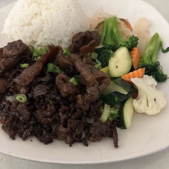 East Street Cafe - Bulgogi with White Rice and Steamed Vegetables - Chinese Near Me - Washington, DC, District of Columbia