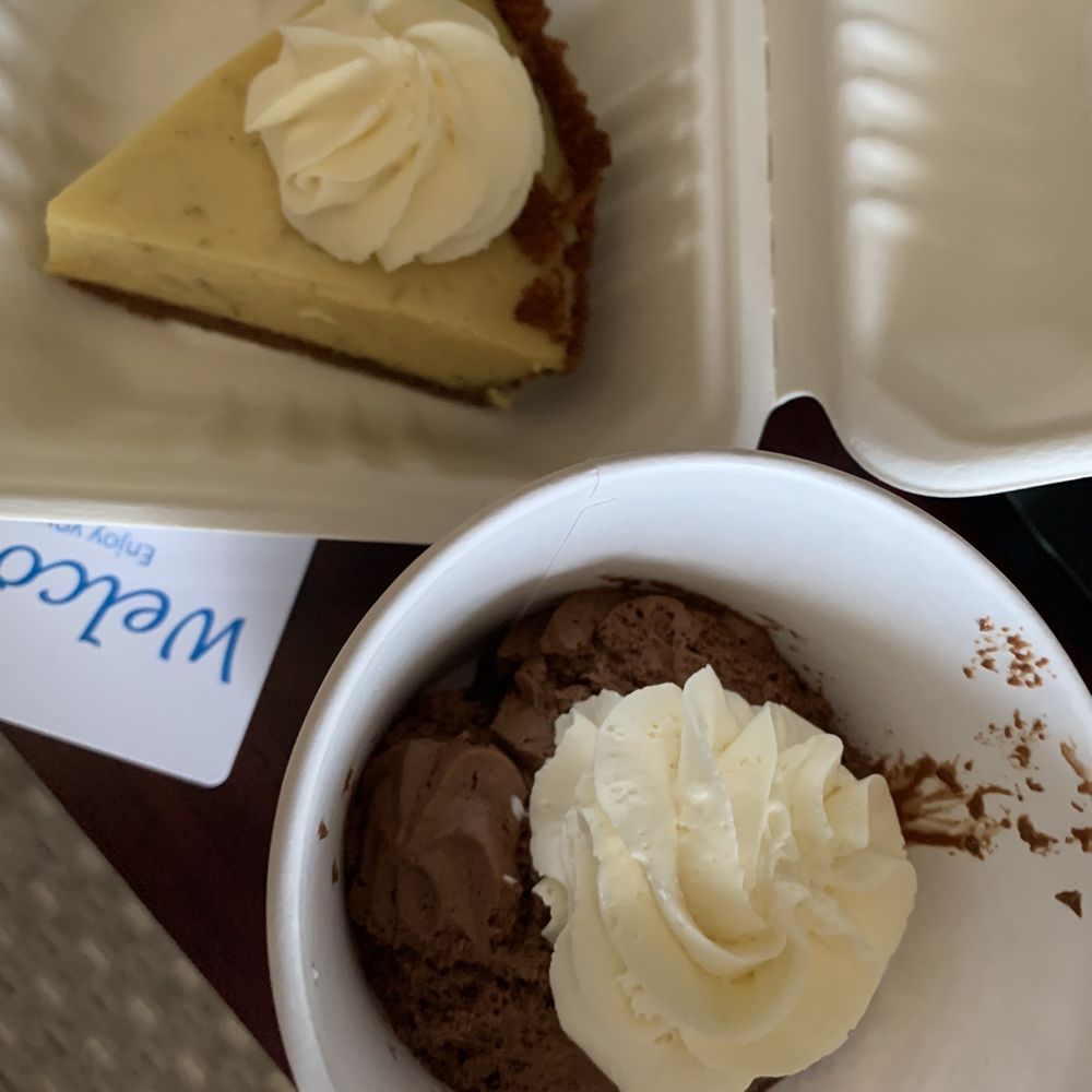 Baldwin Saloon - Key lime pie and chocolate mousse - American Near Me - The Dalles, Oregon Baldwin Saloon - Key lime pie and chocolate mousse - American Near Me - The Dalles, Oregon