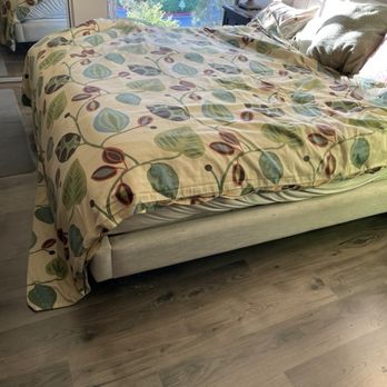 Empire Today - Damaged area under bed. - Carpet Installation Near Me Empire Today - Damaged area under bed. - Carpet Installation Near Me