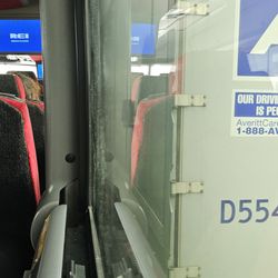 FlixBus - Inches from semi-truck @ 60 mph