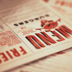 The Diner - Menu