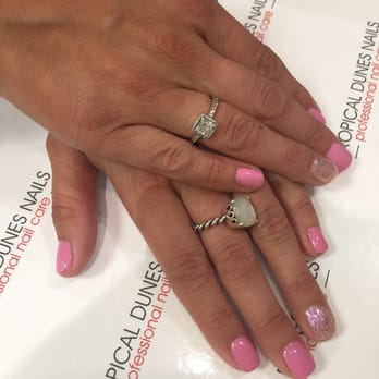 Tropical Dunes Nails - Pretty in pink! - Nail Salons Near Me - Myrtle Beach, South Carolina