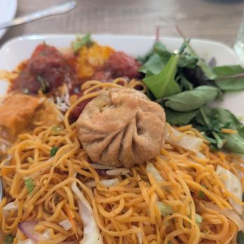 Samikcha MoMo - M2 and a fried vegetable momo - Himalayan/Nepalese Near Me - San Mateo, California Samikcha MoMo - M2 and a fried vegetable momo - Himalayan/Nepalese Near Me - San Mateo, California