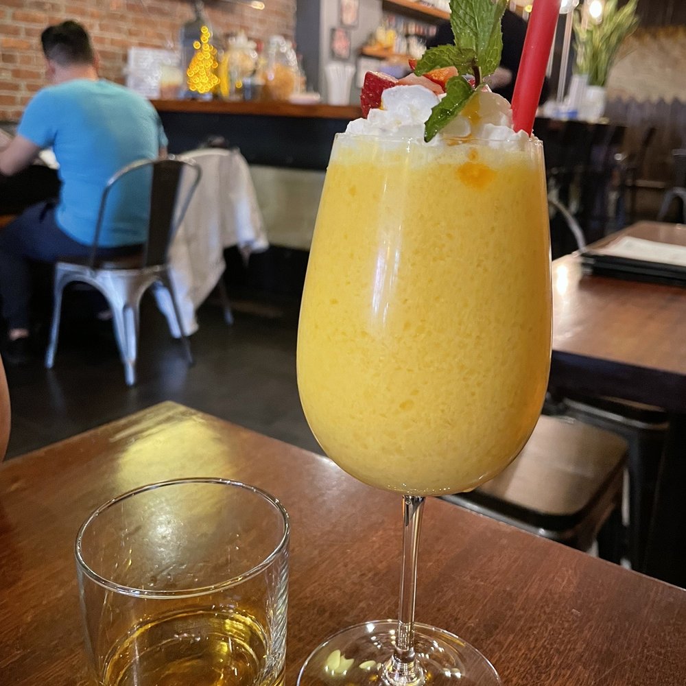 Rasa - Mango smoothie and whiskey - Malaysian Near Me - New York, New York Rasa - Mango smoothie and whiskey - Malaysian Near Me - New York, New York