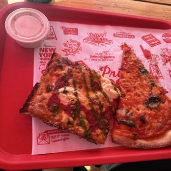 Prime Pizza - My two favorite slices, Sicilian and Vodka. - Pizza Near Me - El Segundo, California