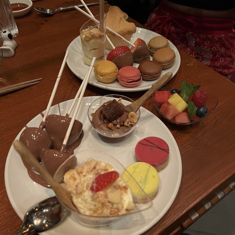 TAO Chicago Restaurant - Dessert bar at brunch - Pan Asian Near Me - Chicago, Illinois