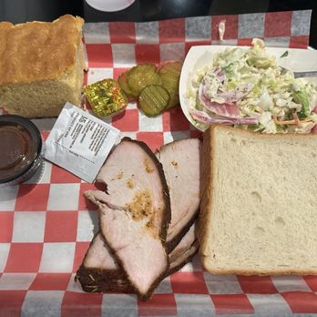 Lassos Chicken & Barbecue - Single item platter (smoked turkey). - Barbeque Near Me - Hamburg, New York