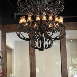 Chandelier at host station