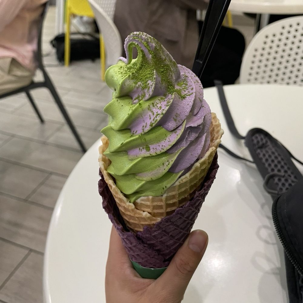 Matcha Café Maiko - Ube matcha cone - Bubble Tea Near Me - Boston, Massachusetts Matcha Café Maiko - Ube matcha cone - Bubble Tea Near Me - Boston, Massachusetts
