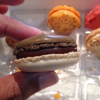 Rococoa Cafe Macarons - The hazelnut...so good with coffee - Macarons Near Me - Aventura, Florida