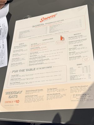 Menu photo 5 Snooze, an A.M. Eatery Overland Park, KS Menu photo 5 Snooze, an A.M. Eatery Overland Park, KS