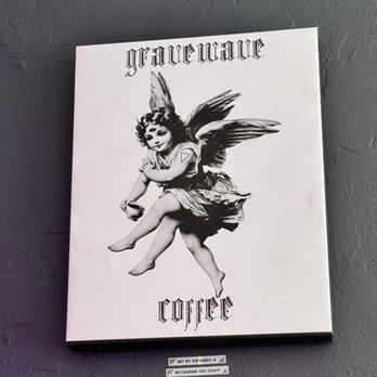 Gravewave Coffee - Signage inside - Coffee & Tea Near Me - Redondo Beach, California