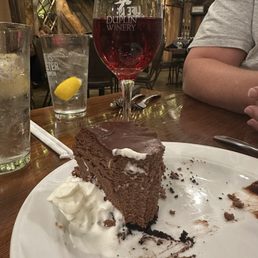 Chocolate cheesecake paired with Murphy!!! Chocolate cheesecake paired with Murphy!!!
