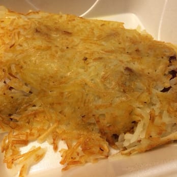Gail's Carriage Inn - There's a bacon, onion & cheese egg omelette in the middle of the hash-brown. Bring on the Spud! - Breakfast & Brunch Near Me - Des Plaines, Illinois Gail's Carriage Inn - There's a bacon, onion & cheese egg omelette in the middle of the hash-brown. Bring on the Spud! - Breakfast & Brunch Near Me - Des Plaines, Illinois