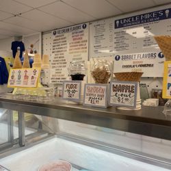 Uncle Mike's Homemade Ice Cream - Counter