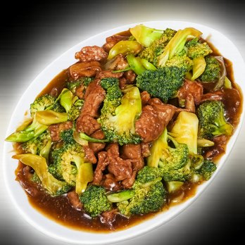 New China Cafe - Premium beef and fresh broccoli wok fired in a rich, savory brown sauce. Served over rice or pan fried noodles. - Chinese Near Me - Fresno, California New China Cafe - Premium beef and fresh broccoli wok fired in a rich, savory brown sauce. Served over rice or pan fried noodles. - Chinese Near Me - Fresno, California