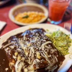 Maya Café & Cantina - Mole Enchilada De Mole Poblano