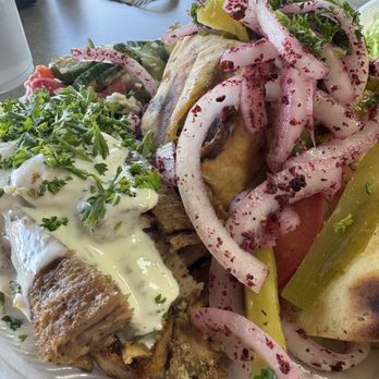 Nefertiti - Mixed 2. Shaworma Platter - Mediterranean Near Me - Lexington, Kentucky