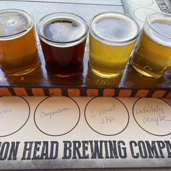 Hilton Head Brewing - Flight of Beers - Breweries Near Me - Hilton Head Island, South Carolina Hilton Head Brewing - Flight of Beers - Breweries Near Me - Hilton Head Island, South Carolina