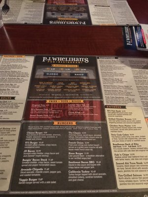 Menu photo 7 P.J. Whelihan's Pub + Restaurant - Cherry Hill Cherry Hill, NJ