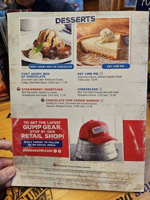 Menu photo 7 Bubba Gump Shrimp Gatlinburg, TN