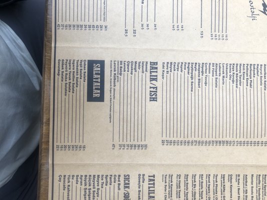 Menu photo 2 Beyrut Nostalji Istanbul, 34