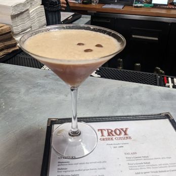 Troy - Espresso martini - Greek Near Me - Alameda, California Troy - Espresso martini - Greek Near Me - Alameda, California