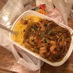 Rainbow Garden - Shrimp lo mien