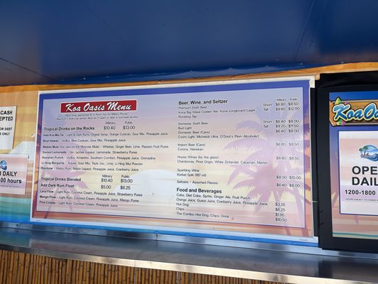 Menu photo 3 Koa Oasis Honolulu, HI