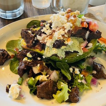 Bistro Cafe - Avocado filled with churrasco - Breakfast & Brunch Near Me - Miami, Florida Bistro Cafe - Avocado filled with churrasco - Breakfast & Brunch Near Me - Miami, Florida