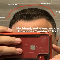 Floyd's 99 Barbershop - She said, I have a "cow lick" and I need to put product in.