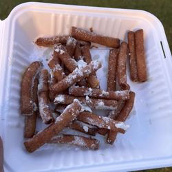Skyline Ice Cream & Cottages - Funnel cake fries (I'd personally rename them funnel cake egg rolls)