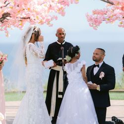 Terranea Resort Wedding - Cherry Blossom Trees