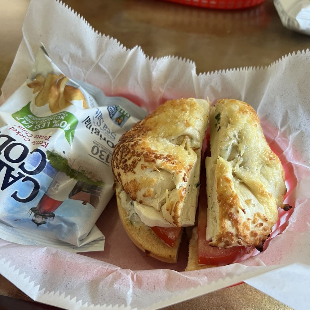 Congamond Coffee - Tomato mozzarella basil on asiago bagel - Cafes Near Me - Southwick, Massachusetts Congamond Coffee - Tomato mozzarella basil on asiago bagel - Cafes Near Me - Southwick, Massachusetts