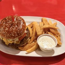 Red Robin Gourmet Burgers and Brews - Monster cheese burger