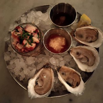 Neptune Oyster - Raw Oyster and Octopus Cocktail - Seafood Near Me - Boston, Massachusetts