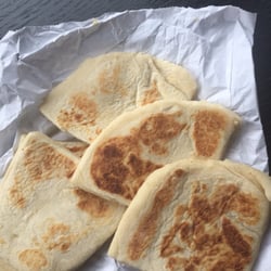 Grants The Bakers - Freshly baked Tottie scones straight from the oven. A wee dod of butter which melted through made this a calorific tasty snack!