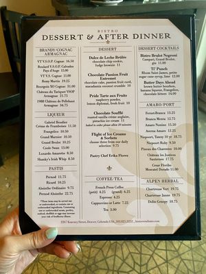 Menu photo 6 Bistro Vendôme Denver, CO