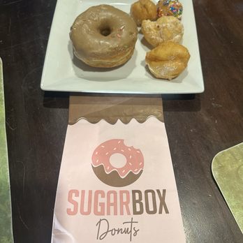Sugarbox Donuts - Maple donut and cream puffs - Donuts Near Me - Newbury Park, California Sugarbox Donuts - Maple donut and cream puffs - Donuts Near Me - Newbury Park, California
